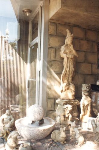 A window display of Asian Influence.