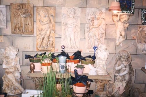 Bringing Living Plants into the store adds a splash of color.