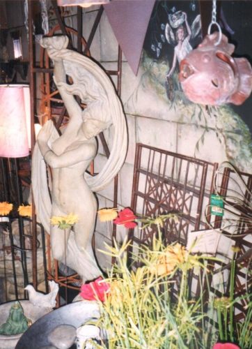 Bringing Living Plants into the store adds a splash of color.