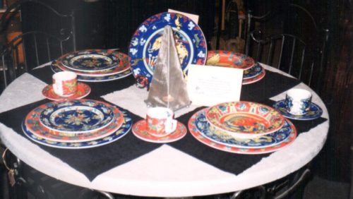 Our Vibrant Dinnerware from Switzerland.